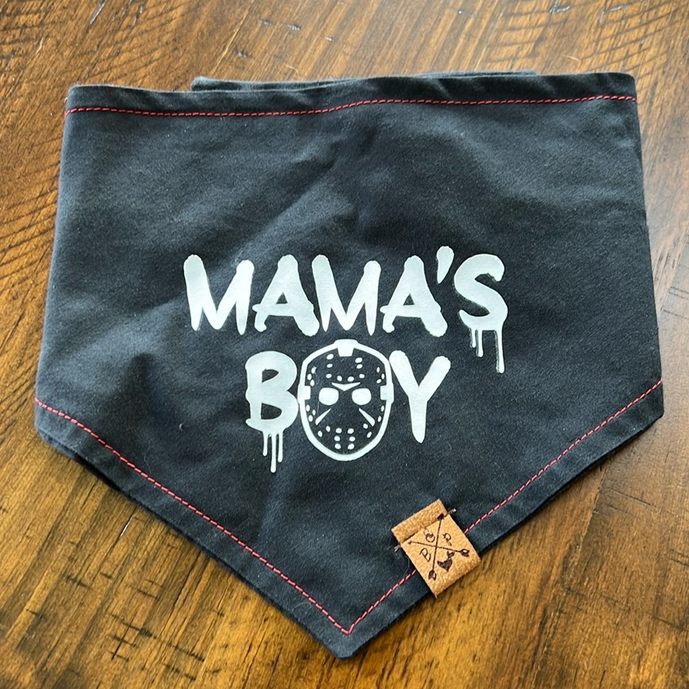 🐶 3 for $15🐶 
Friday the 13th Halloween bandana with snaps